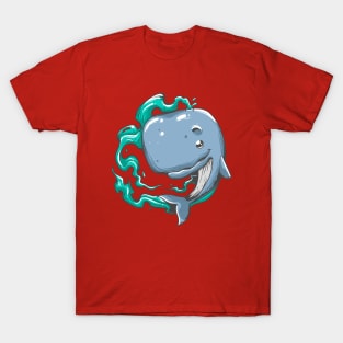 Whale Illustration T-Shirt